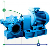 Double Suction Split Case Pump D2000-21, 160 kW, 1000 Double Suction Split Case Pump D2000-21, 160 kW, 1000