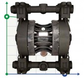 Пневматический мембранный насос BOXER 522 PVDF IB522FCMTTFT-- Пневматический мембранный насос BOXER 522 PVDF IB522FCMTTFT--
