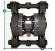 Die pneumatischen Membranpumpen BOXER 522 PVDF IB522FCMTTFT--