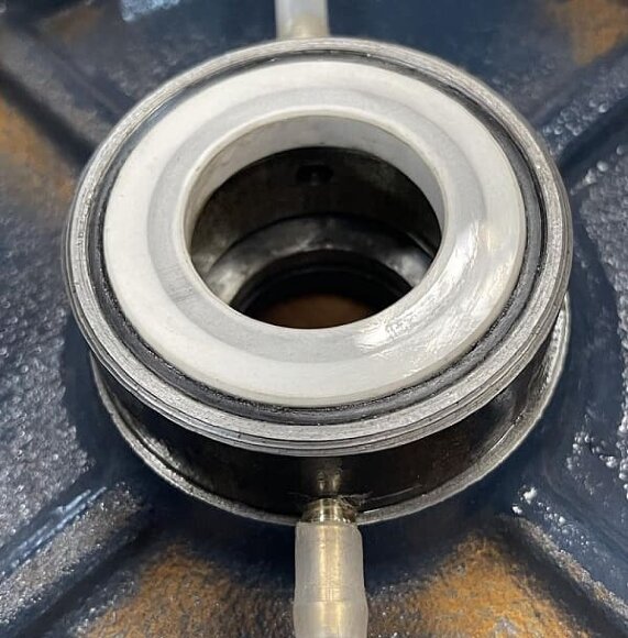 BGLH 40-200(I), 55, (12.5/50), 5.5kW, 2880 pompe inox pour confitures, pâtes, sirops en ligne avec garniture mécanique tandem