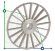 Roue pour pompe ROVER POMPE NOVAX 50M, NOVAX 50T, NOVAX N50