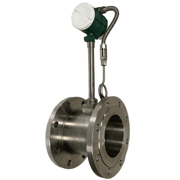 DN150 Stainless steel vortex flow meter KLUGB-PN16 RF DIN flange, for steam 1.75-17.5 t/h <1.6 MPa, <250°C, 4-20mA, ExdIIBT6 DN150 Stainless steel vortex flow meter KLUGB-PN16 RF DIN flange, for steam 1.75-17.5 t/h <1.6 MPa, <250°C, 4-20mA, ExdIIBT6