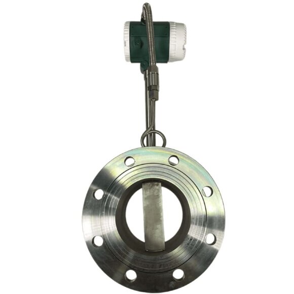 DN150 Stainless steel vortex flow meter KLUGB-PN16 RF DIN flange, for steam 1.75-17.5 t/h <1.6 MPa, <250°C, 4-20mA, ExdIIBT6 DN150 Stainless steel vortex flow meter KLUGB-PN16 RF DIN flange, for steam 1.75-17.5 t/h <1.6 MPa, <250°C, 4-20mA, ExdIIBT6