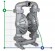 DPX 30 AL/E - Pneumatic Membrane Pump