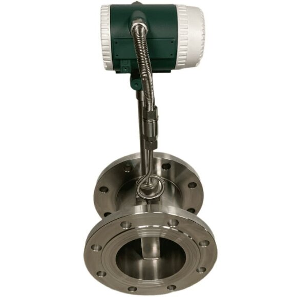 DN150 Przepływomierz wirowy ze stali nierdzewnej KLUGB DN150/PN16 RF kołnierz DIN, do pary 1.75-17.5 t/h <1,6 MPa, <250°C, 4-20mA, ExdIIBT6