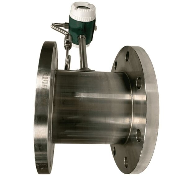 DN150 Przepływomierz wirowy ze stali nierdzewnej KLUGB DN150/PN16 RF kołnierz DIN, do pary 1.75-17.5 t/h <1,6 MPa, <250°C, 4-20mA, ExdIIBT6