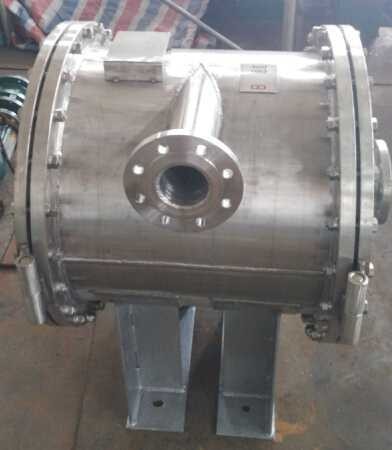 Спиральный теплообменник охлаждения браги -30м2 Спиральный теплообменник охлаждения браги -30м2