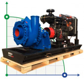 Sand gravel pump 10/8S-GH with 520kW diesel engine Sand gravel pump 10/8S-GH with 520kW diesel engine