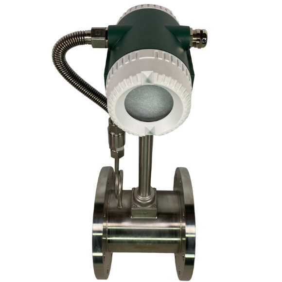 DN125 Stainless steel vortex flow meter KLUGB PN16 RF DIN flange, for steam 0.75-11 t/h <1.6 MPa, <250°C, 4-20mA, ExdIIBT6 DN125 Stainless steel vortex flow meter KLUGB PN16 RF DIN flange, for steam 0.75-11 t/h <1.6 MPa, <250°C, 4-20mA, ExdIIBT6