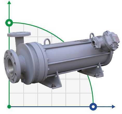 Pompe étanche TsG 50/50 K-15-1 pour gaz liquéfiés