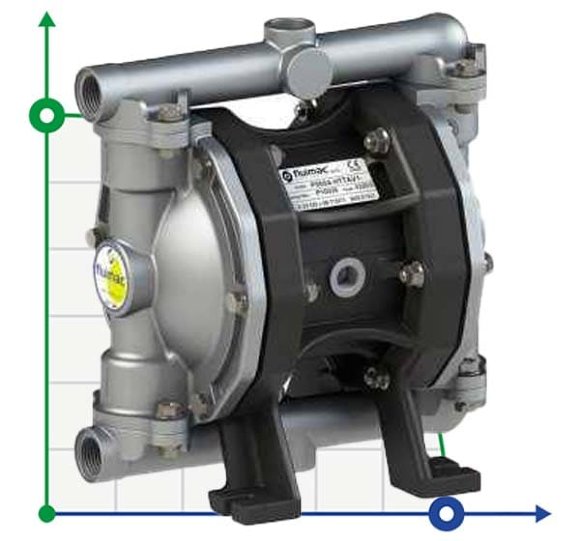 PHOENIX P50 ALU SANTOPRENE ATEX пневматический мембранный насос