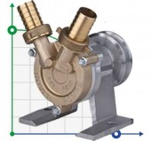 N 20 pump with drive pulley N 20 pump with drive pulley