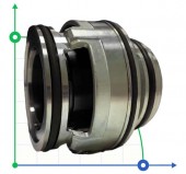 Торцевое уплотнение-картридж насоса Grundfos R-706SE 43, SIC/SIC, VITON, 304 Торцевое уплотнение-картридж насоса Grundfos R-706SE 43, SIC/SIC, VITON, 304