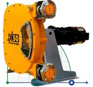 Индустриальный шланговый насос JXHIN-50-CI+ABS Plastic-CSM-P, 7.18 м3/час, 4 кВт, 16 бар, 380В Индустриальный шланговый насос JXHIN-50-CI+ABS Plastic-CSM-P, 7.18 м3/час, 4 кВт, 16 бар, 380В