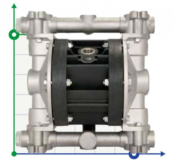 Druckluft-Membranpumpe BOXER 50 ALUMINUM IB50-ALHTAIT-C
