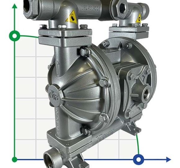 Bomba neumática de diafragma DiaPump DPX 10 AL/T PRO Bomba neumática de diafragma DiaPump DPX 10 AL/T PRO