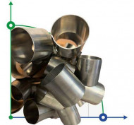 Кольца Рашига 25*25*0,4 мм, сталь NICKEL ALLOY INCONEL 20