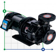 Насос для хімії з магнітною муфтою QHX-E-655-SSV5 CFRETFE, 860L/min, 27,6 m, 380V-TOSHIBA Насос для хімії з магнітною муфтою QHX-E-655-SSV5 CFRETFE, 860L/min, 27,6 m, 380V-TOSHIBA
