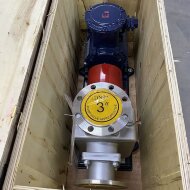Self-priming stainless steel pump BZWH80-65-25/2, 7.5kW, 2900, all AISI 304, Ex