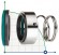 Mechanical seal R-M3N 40, SIC/SIC, VITON, 304, G6