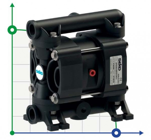 Seko Duotek AF18 PP pneumatic diaphragm pump