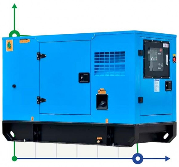 Przemysłowy generator diesla XHYC-50GF z ATS, silnik Cummins 50kVA, 50kW, 380V/50HZ typ zamknięty