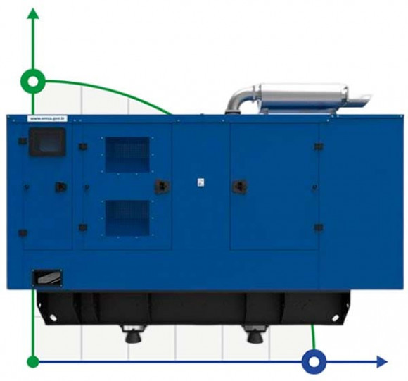 Przemysłowy generator diesla XHYW-60GF z ATS, silnik Weichai 80kVA, 60kW, 380V/50HZ typ zamknięty