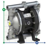 PHOENIX P50 ALU HYTREL+PTFE ATEX pompa membranowa pneumatyczna PHOENIX P50 ALU HYTREL+PTFE ATEX pompa membranowa pneumatyczna