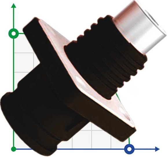 JC-CN06-S-03-LM, 100 A, złącze wtykowe akumulatora 1000 V DC, typ nakrętki, czarne