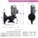 Bomba dosificadora de detergente AQUA MSB con motor de membrana, AISI 316L, 170 l/h, 10 bar, 0,37 kW, 380 V