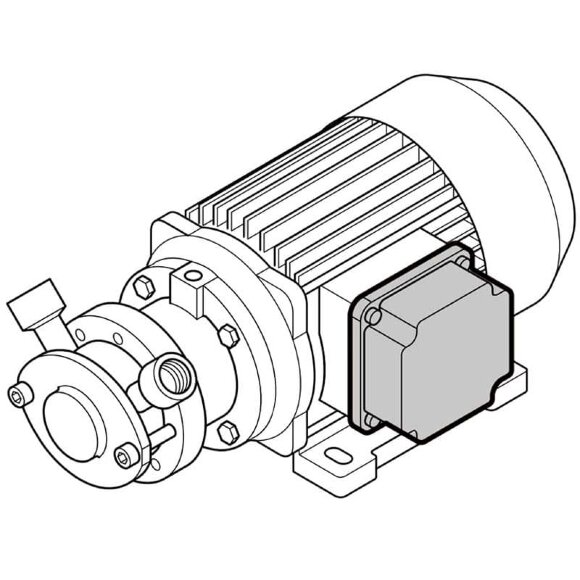 Импеллерный насос для краски, клея, чернил LIVERANI EP MICRO 3/8" NR TF/M 0,12 кВт, 1400 об/мин, 380B Импеллерный насос для краски, клея, чернил LIVERANI EP MICRO 3/8" NR TF/M 0,12 кВт, 1400 об/мин, 380B
