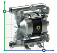SEKO Duotek AF18 AISI316 Pneumatische Membranpumpe SEKO Duotek AF18 AISI316 Pneumatische Membranpumpe