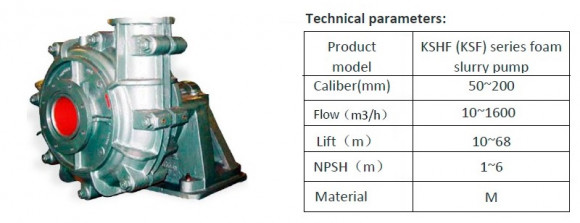 Bomba para lodo KSHF (KSF), 50-200 mm, 10-1600 m3/h, 10-68 m Bomba para lodo KSHF (KSF), 50-200 mm, 10-1600 m3/h, 10-68 m