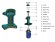 QP-20SK, CFRETFE-0,25 kW, 80 l/min, 6,5m Vertikale Chemische Pumpe