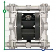 Druckluft-Membranpumpe BOXER 50 ALUMINUM IB50-ALHTAAT-- Druckluft-Membranpumpe BOXER 50 ALUMINUM IB50-ALHTAAT--