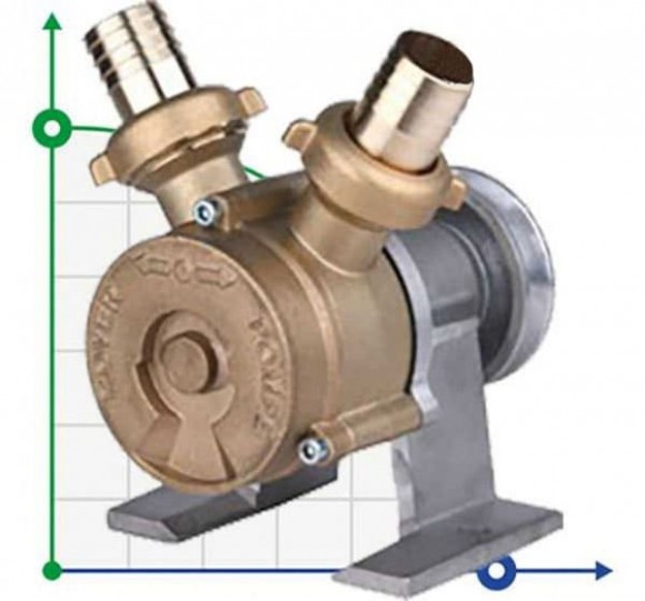 N 35 pump with drive pulley