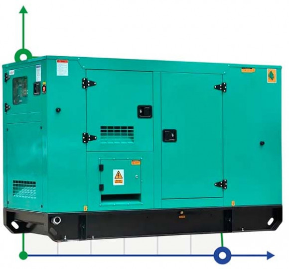 Przemysłowy generator diesla XHYC-250GF z ATS, silnik Cummins 300kVA, 250kW, 380V/50HZ typ zamknięty