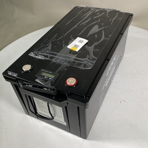 Batterie CL-12.8V 200Ah, LiFePO4, LFP ABS Shell sur pied avec Bluetooth et écran