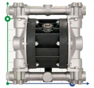 Пневматичний мембранний насос BOXER 50 ALUMINIUM IB50-ALHTTAN-- Пневматичний мембранний насос BOXER 50 ALUMINIUM IB50-ALHTTAN--
