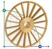 Wirnik do pompy ROVER POMPE 2005 BE-M/T 30/35, N-30/35, ROVER 40 kod 050035