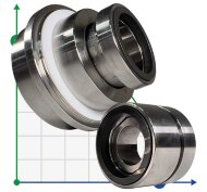 Junta de cartucho para bomba Sulzer Ahlstar APP3 R-SE1F-AP 50, SIC/SIC, VITON, 316 Junta de cartucho para bomba Sulzer Ahlstar APP3 R-SE1F-AP 50, SIC/SIC, VITON, 316
