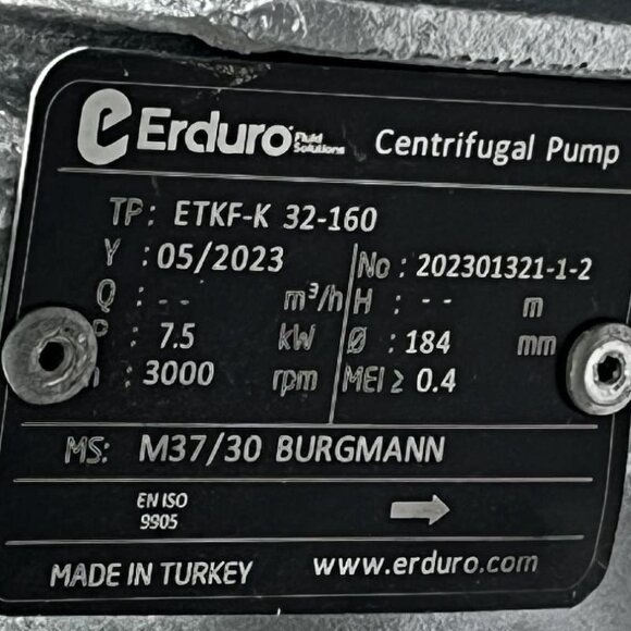 Насос термомаслянного котла  BTKF-K 32-160 (3000) без двигателя