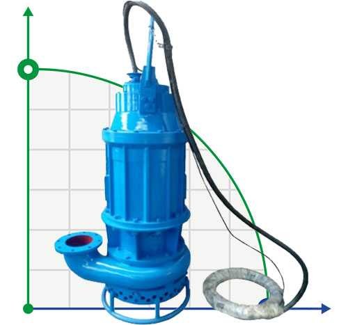 Bomba de lodo SS250-35-55, 150 mm, 380 V/50 Hz sumergible