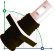 JC-CN06-S-03-T, conector hembra de CC de 120 A y 1000 V para orificio pasante de batería, negro