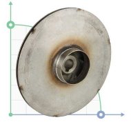 Колесо рабочее (для поверхностных центробежных насосов)(775363014) Колесо рабочее (для поверхностных центробежных насосов)(775363014)