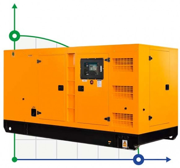 Przemysłowy generator diesla XHYC-500GF z ATS, silnik Cummins 600kVA, 500kW, 380V/50HZ typ zamknięty