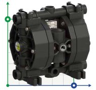 Pneumatic Membrane Pump PHOENIX P65 PVDF ATEX Pneumatic Membrane Pump PHOENIX P65 PVDF ATEX