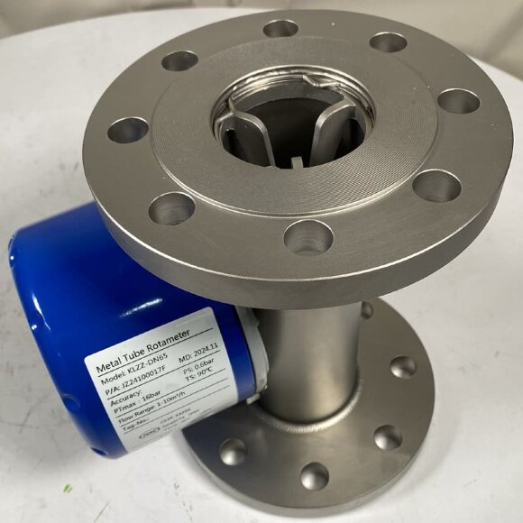 DN65 Stainless steel flow meter rotameter KLZZ PN6 (liquid alcohol mixture C2H5OH 25%), 1..10 m3/h, 4-20mA, Ex DN65 Stainless steel flow meter rotameter KLZZ PN6 (liquid alcohol mixture C2H5OH 25%), 1..10 m3/h, 4-20mA, Ex