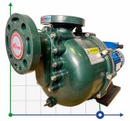 Насос химический для гипохлорида QHB-40012 GFRPP, 245L/min, 12,5m, 380V, ABLE Motor, центробежный самовсасывающий Насос химический для гипохлорида QHB-40012 GFRPP, 245L/min, 12,5m, 380V, ABLE Motor, центробежный самовсасывающий