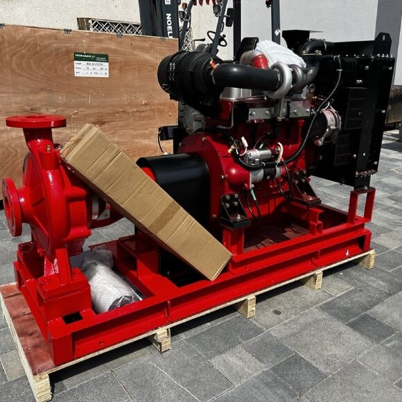 Pumpstation angetrieben von BSD 65-315/750